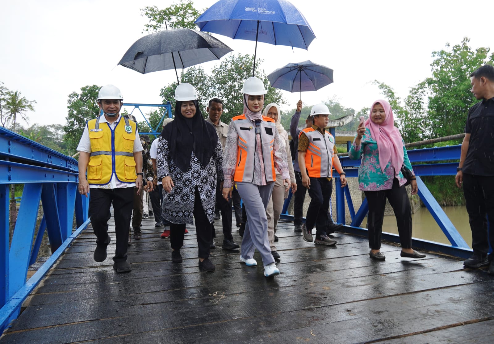 Dukung Swasembada Pangan, Wagub Jihan Resmikan Rehabilitasi Irigasi Way Ngison Senilai Rp7,8 Miliar